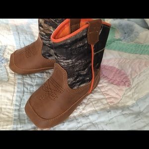 Baby Boy Camo Cowboy Boots
